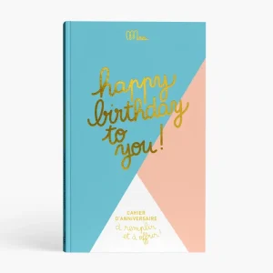 Cahier d’anniversaire à remplir