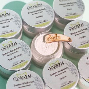 Odarym Pack 6 Baumes Déodorants avec ou sans Huiles Essentielles