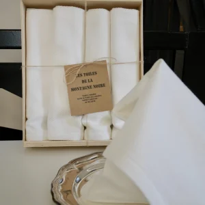 Coffret 4 serviettes