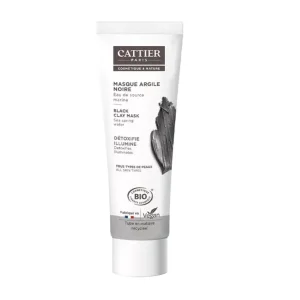 Cattier Argile Noire Masque Eau de Source Marine Bio 100ml