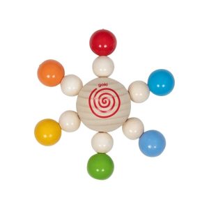 Hochet toupie de perles – Goki