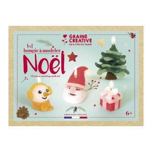 Kit bougie à modeler de Noël – Graine Créative