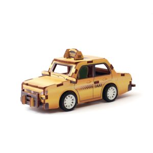 Maquette bois 3D Taxi – Graine Créative