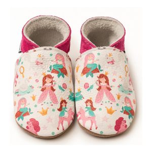 Chaussons en cuir Sweet Fable – Inch Blue