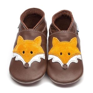 Chaussons en cuir Mr Fox- Inch Blue
