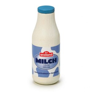Bouteille de lait en bois – Erzi