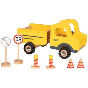 Camion en bois avec panneaux – Goki