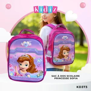 Sac à dos Scolaire &lsquo;Princesse Sofia&rsquo; KD373