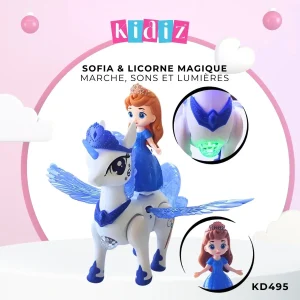Sofia & Licorne Magique – Marche, Sons et Lumières KD495
