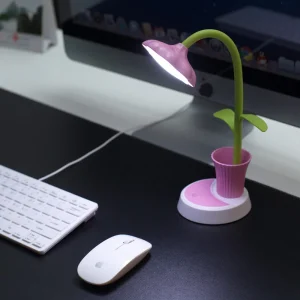 Lampe de chevet fleur