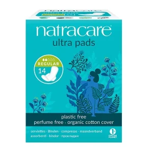 Serviettes Naturelles Ultra Pads – Regular – 14 unités- Natracare