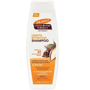 Palmer&rsquo;s Shampooing de Rétention de Longueur au Beurre de Cacao & Biotine – 400 ml