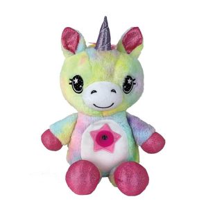 Peluche licorne et projecteur d&rsquo;étoile pour enfants