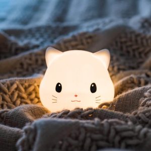 Veilleuse chaton LED en silicone