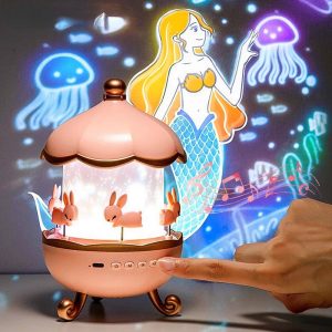 Veilleuse musicale et lumineuse projection d’images