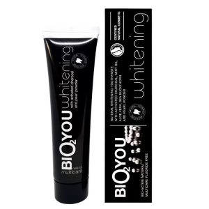 Dentifrice Blancheur au Charbon Bio Actif Certifié Natrue – 100 ml  – BIO2YOU