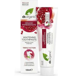Dr.organic Dentifrice à la Grenade Triple Actions 100 ml