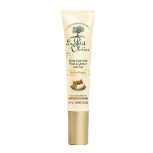 Le Petit Olivier Soin Contour Yeux & Lèvres Anti-Âge à l&rsquo;Huile d&rsquo;Argan -15ml