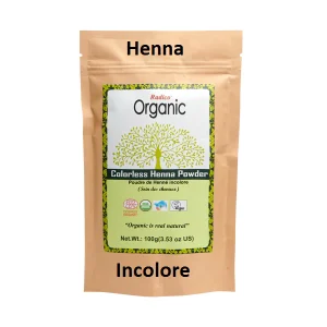 Poudre indienne Henné Incolore BIO – Colorless Heanna – 100 g – Radico