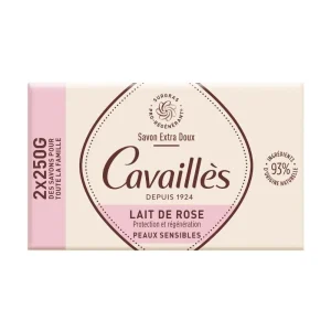 CAVAILLES SAVON 2X250G ROSE