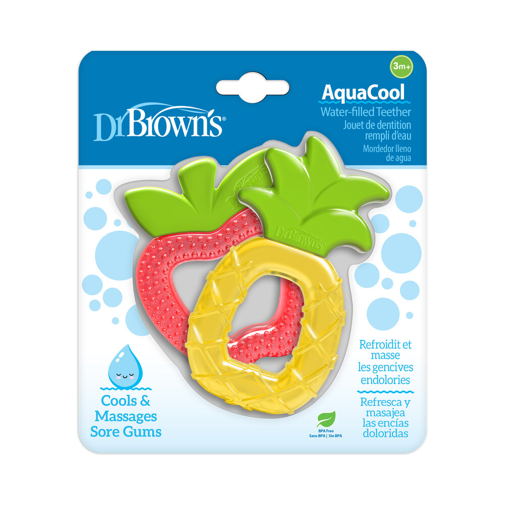 Dr. Brown&rsquo;s Anneau de dentition de refroidissement Ananas et Pomme – Image 2