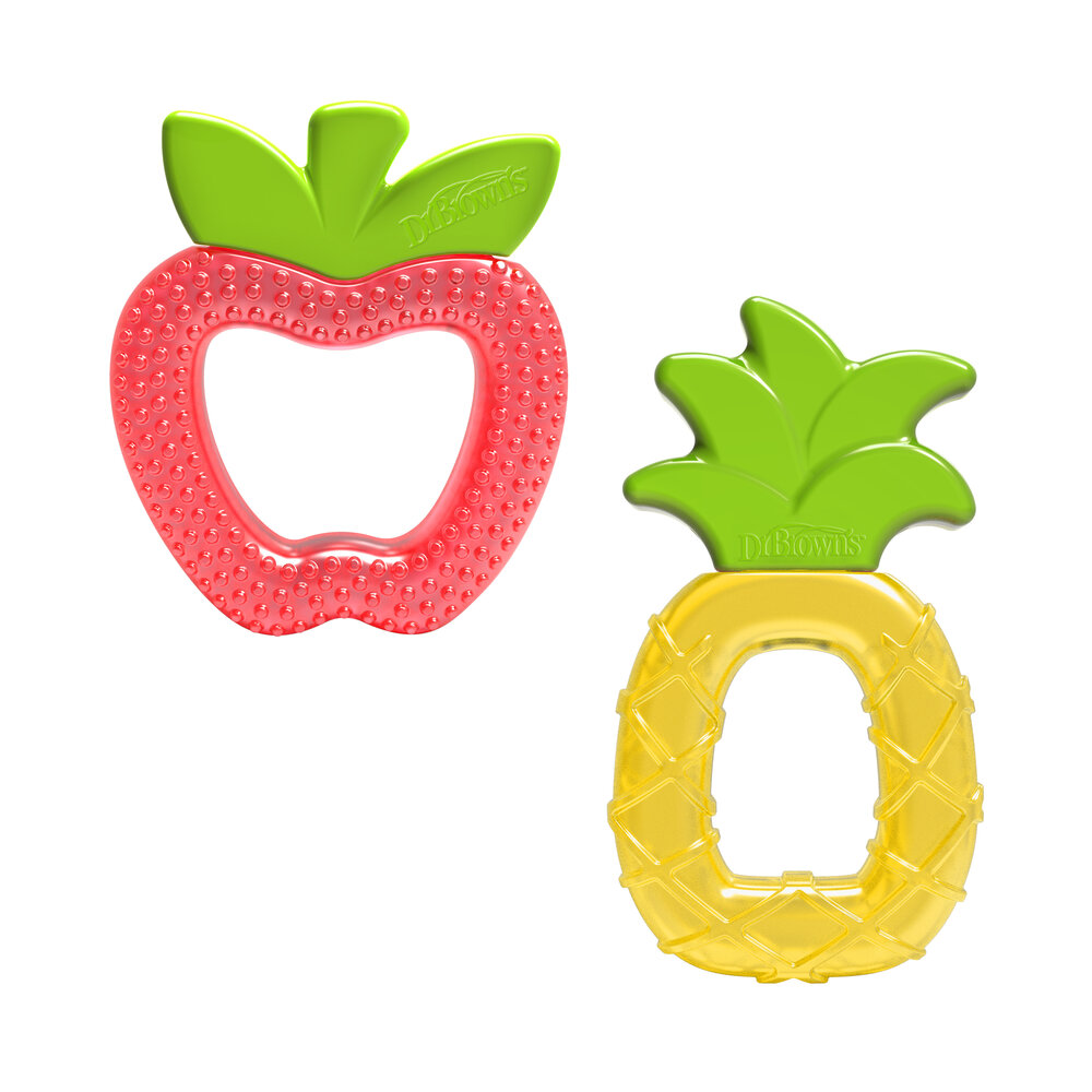 Dr. Brown&rsquo;s Anneau de dentition de refroidissement Ananas et Pomme