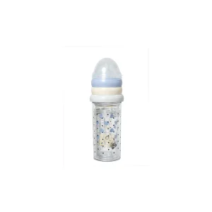 Set de 3 biberons Bleu Bonton