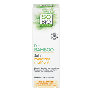 Pur Bamboo Soin Hydratant Matifiant Bio – 50 ml – SO&rsquo;BIO étic