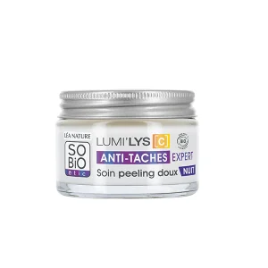Soin Lumi&rsquo;Lys C Anti-Taches Expert Soin Peeling Doux Nuit  Bio – 50 ml – So&rsquo;Bio Étic
