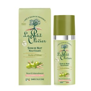Soin de Nuit Nourrissant Peaux Sèches & Sensibles -50ml- Le Petit Oliveir